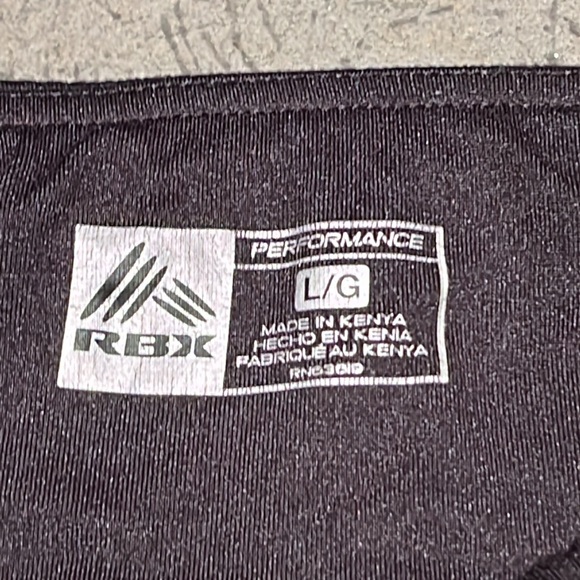 RBX performance size large exercise pants, black leggings with reflectors - Picture 4 of 10